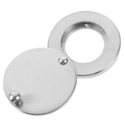 Observer All Bronze Door Peep Hole Protector Viewer Cover Only Plate Metal Peephole Privacy