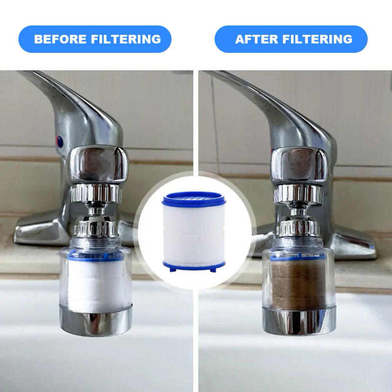 Description Picture 5 of item360 Degree Rotating Faucet Filters Bubbler Mount Water Saving Faucet Water Clean Filter Purifier for Household Kitchen Bathroom