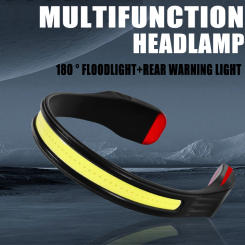 COB Super Bright Flood LED Mini Headlight Type-C Charging Outdoor Work Night Fishing Night Running Hanging Neck Light