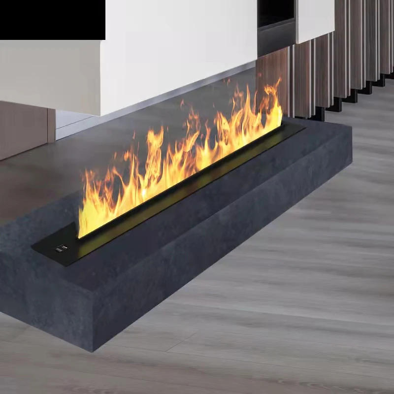 Description Picture 3 of itemMist Insert Neon Flame Decorative Smart Fire Place  3d Vapor Steam Water Fireplace 1800x200x200mm