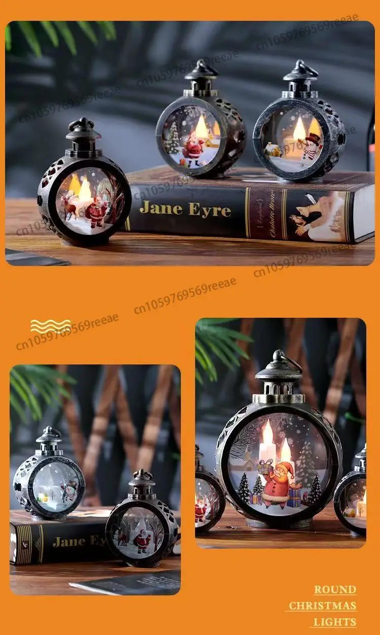 Description Picture 3 of itemChristmas decorations, vintage night lights, glowing gifts, window displays, desktop decorations, props, atmosphere ornaments