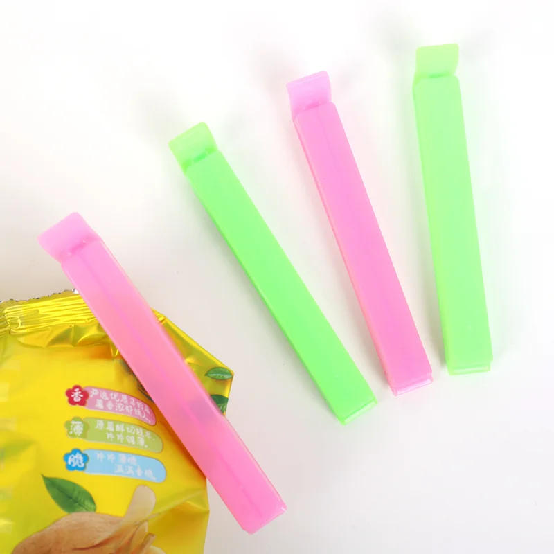 Description Picture 2 of item10/2Pcs Food Sealing Bag Clips Portable Kitchen Snack Storage Sealer Clamp Home Kitchen Storage Tool Plastic Food Bag Close Clip