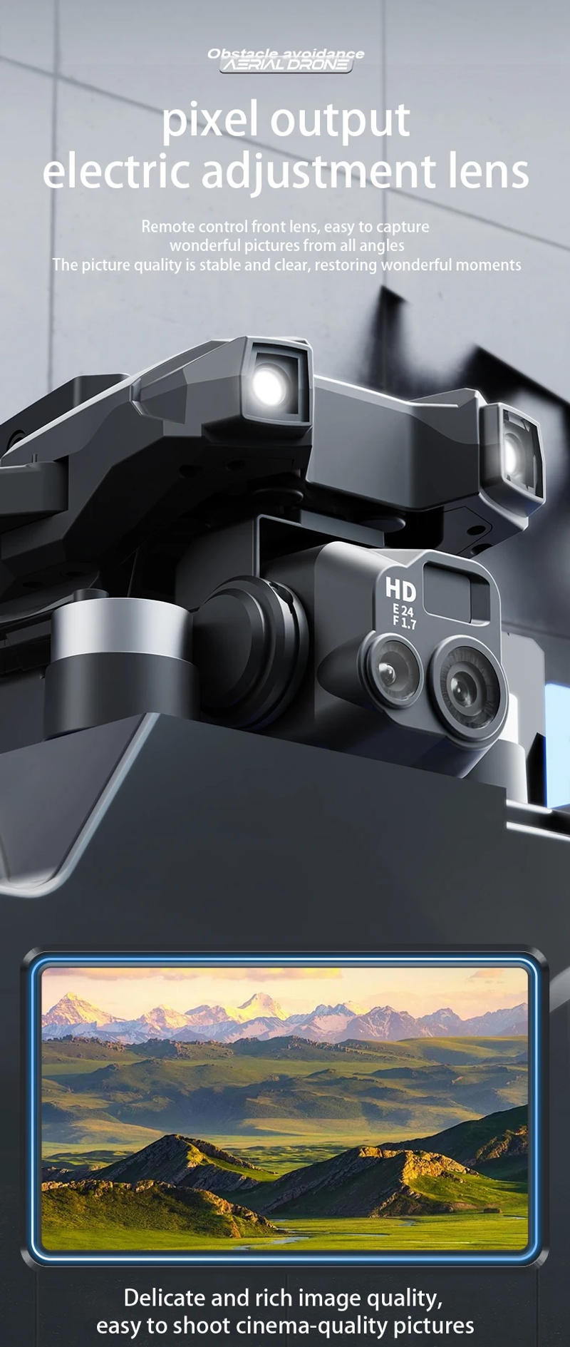 Description Picture 4 of itemXiaomi YK8 Drone 8K HD Professional 360 °Obstacle Foldable Avoidance 5G WIFI Aerial Photography Brushless Motor RC Quadcopter