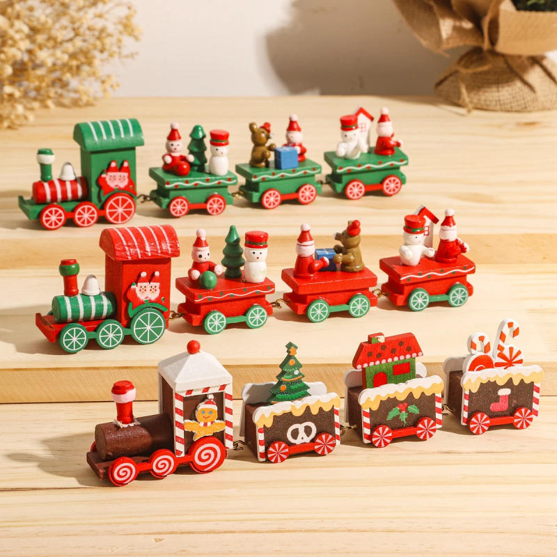 Description Picture 2 of itemChristmas Train Merry Christmas Decorations For Home 2024 Cristmas Ornament Xmas Navidad Noel Gifts Happy New Year 2025 Decor