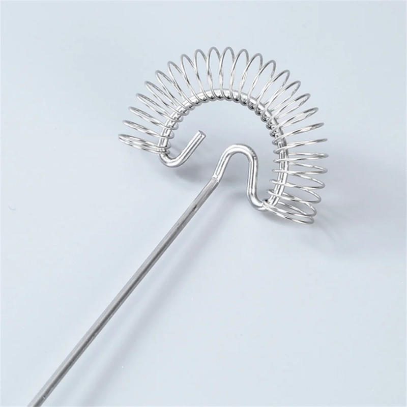 Description Picture 4 of itemHandheld Rotary Egg Whisk Stainless Steel Egg Stirring Tool Portable Baking Dough Cake Cream Mixer Whisk Stir Beater Mini Silver