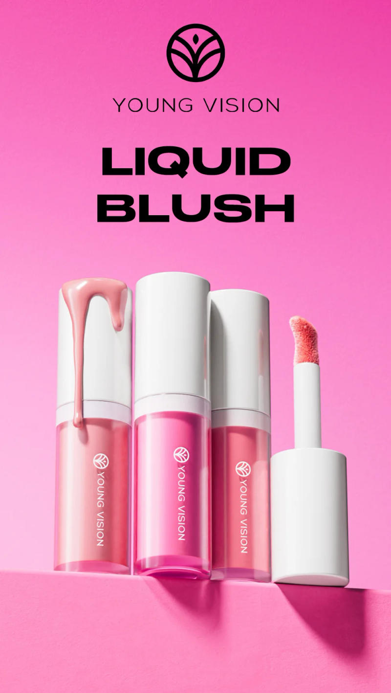 Description Picture 2 of itemYOUNG VISION 3 Matte color Liquid Blush Moisturizing Brightening Rouge Blush Modified Contour to Brighten Skin Tone