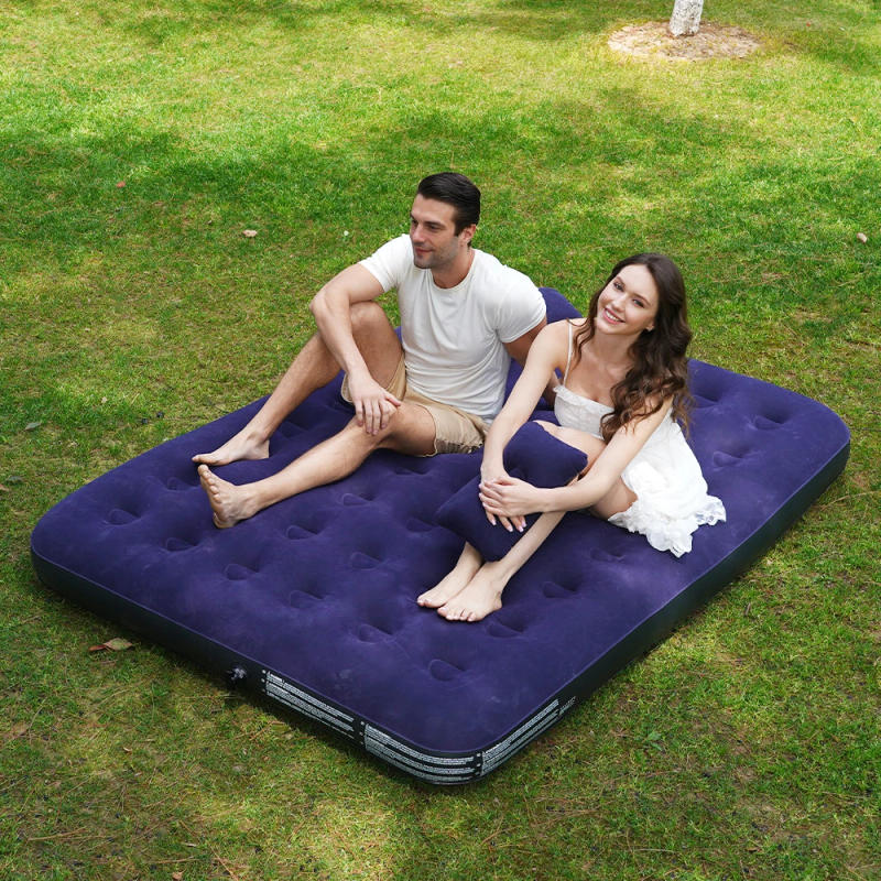 Description Picture 2 of itemCOMCO Inflatable Mattress for Guests & Home,Flocking Surface&Durable PVC , Rapid inflation, Air Bed for Camping