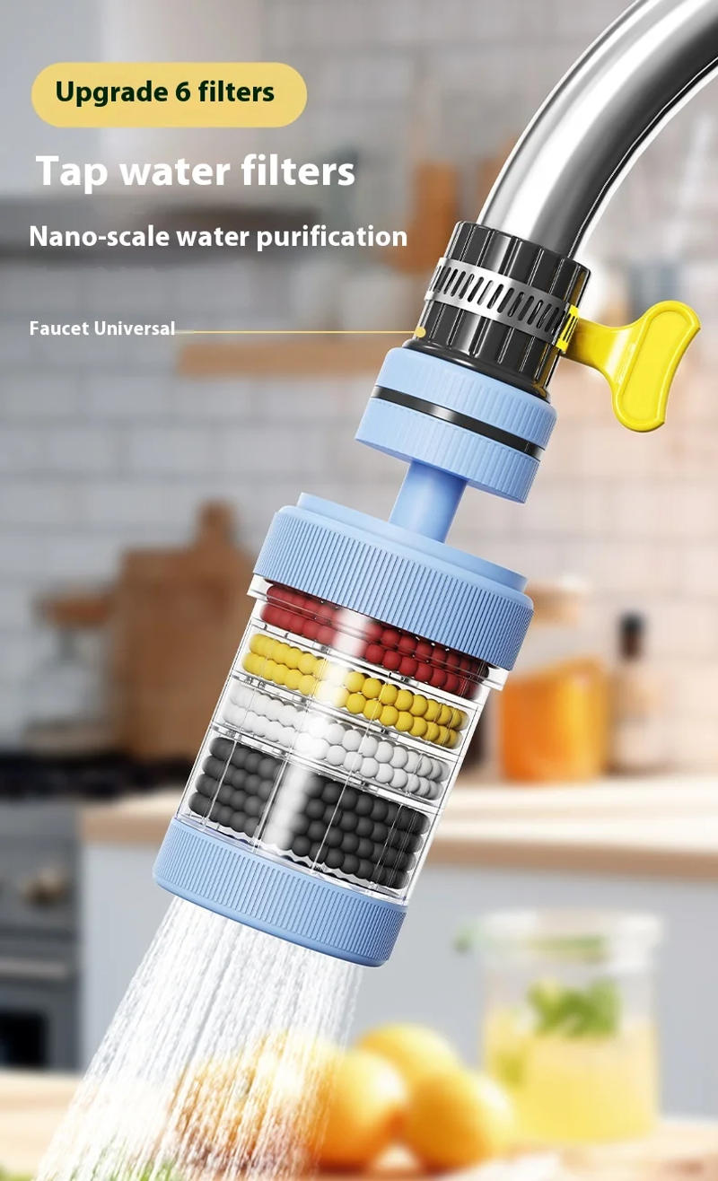 Description Picture 2 of itemWater Faucet Filter Household Kitchen Home Faucet Mini Tap Water Clean Purifier Filter Filtration Cartridge Carbon Filter