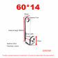 2pcs  60x14