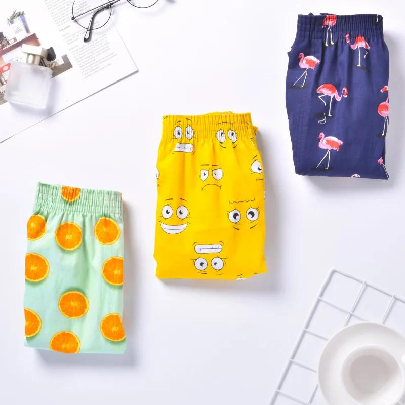 Description Picture 4 of itemMen Underwear Boxers Shorts Cotton Sleep Underpants High Quality Brands Short Printed Loose Comfortable Homewear Men's Panties