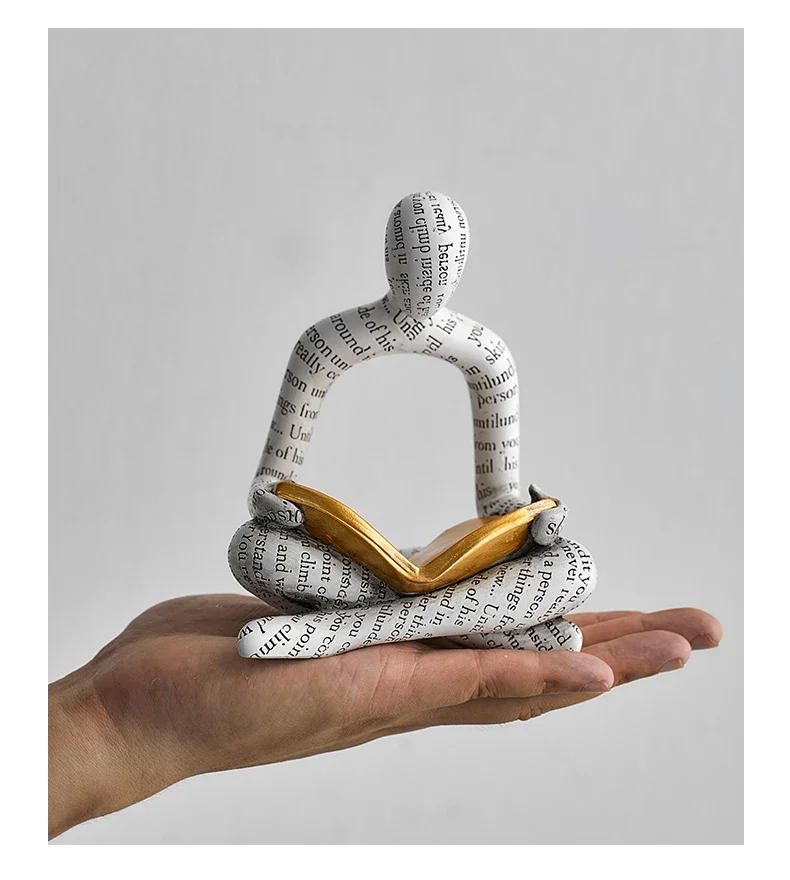 Description Picture 6 of itemAbstract Figure Statue Modern Home Decoration Sculptures & Figurines for Interior Nordic Living Room Ornaments Table Decorations