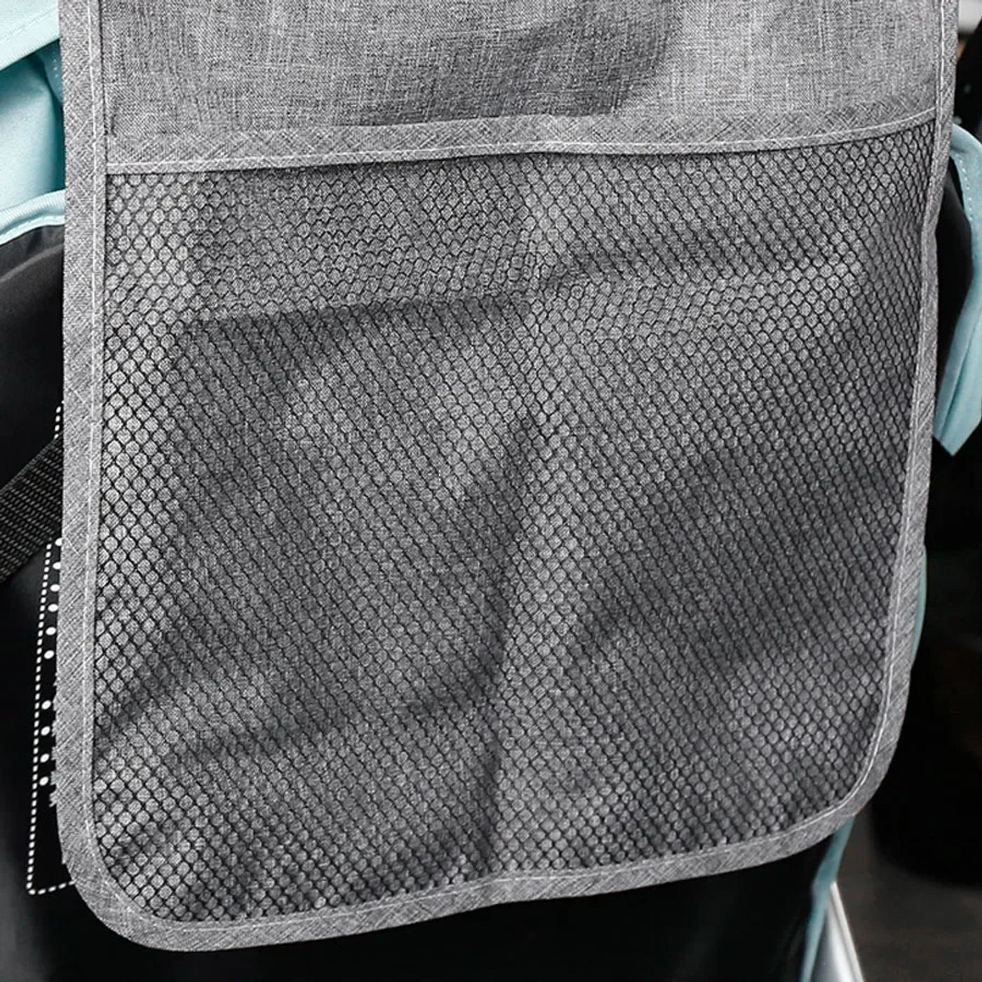 Description Picture 4 of itemBaby Stroller Storage Bag Baby Cart Outdoor Portable Hanging Bag Large Capacity Double Pockets Mommy Organizers Mesh Bags