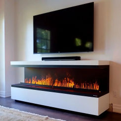 New 60 Inch Master Flame Electric Fireplace Remote Control Artificial Fireplace