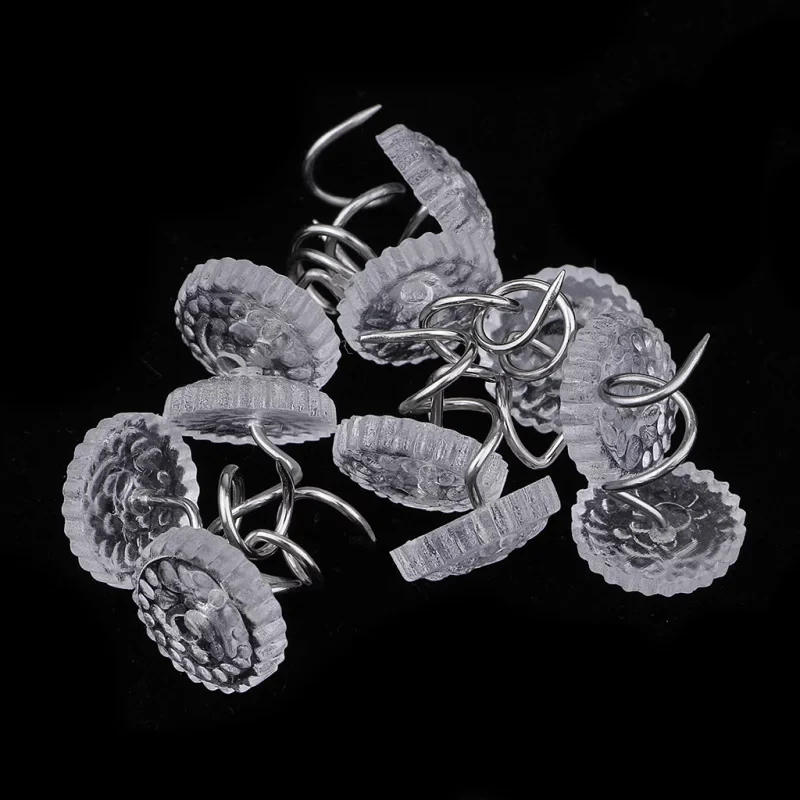 Description Picture 3 of itemScrew Nail Transparent Round Head Indoor Spiral Nail Furniture Sofa Nail Pins Home Wall Decoration Fasteners&fixing Accessory