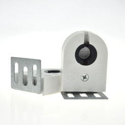 Temperature-resistant Iron Sheet Design, Reliable G13 T8 Lamp Base with Plug-in Style – Recommended for T12 UV Lamp Tubes