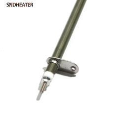 SNDHEATER 2pcs/lot 375/380/390/403/410mm Green Heating Element with Round Metal Sheet for Electric Oven Electric Heat Tube