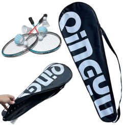 Black Badminton Rackets Bag Durable Oxford Professional Carrying Bag Accessories Training Racquet Pouch