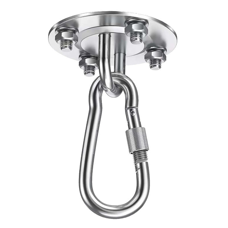 Description Picture 6 of itemStainless Steel Suspension Bracket Hammock Mount Ceiling Hook Anchor Hanger For Gym Training Aerial Yoga Sex Swing Hanging Kit