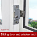 New Zinc Alloy Sliding Door Latch Hardware Durable Security Bolt Latch Anti-theft Door Hasps Lock Cabinet