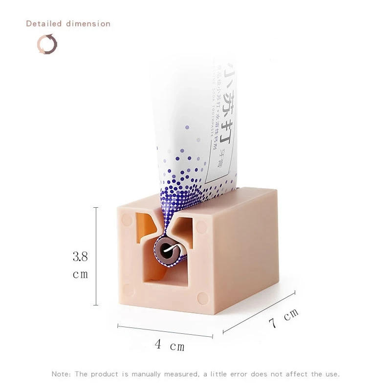 Description Picture 4 of item3Pcs Toothpaste Squeezer Rolling Tube, Toothpaste Seat Holder, Rotate Toothpaste Dispenser for Bathroom,  bathroom accessories