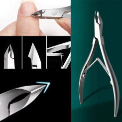 1Pcs Cuticle Nail Nipper Manicure Cutter Trimmer 105*8mm Professional Cuticle Nails Nippers Scissors Nail Cuticle Regrowth Tool*