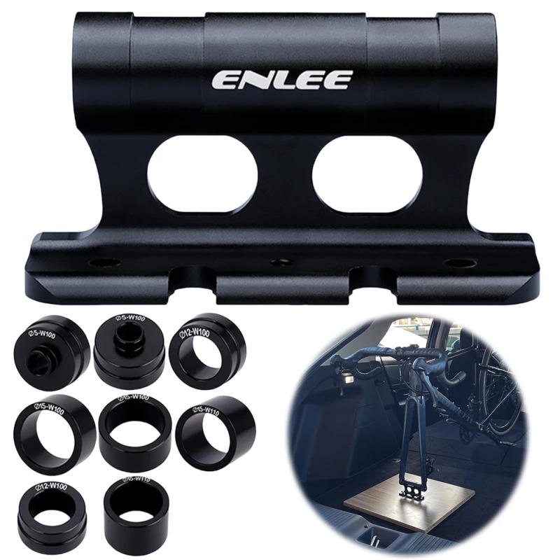 Description Picture 4 of itemBike Fork Mount Quick Release Bicycle Front Fork Mount Aluminum Alloy Car Carry Bicycle Fork Holder for Car Truck Trailer