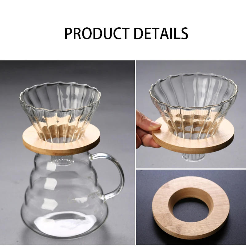 Description Picture 4 of itemGlass Coffee Pot With Filter Drip Brewing Hot Brewer Coffee Pot Cloud Shaped Kettle Coffee Brewer Utensils Teapot