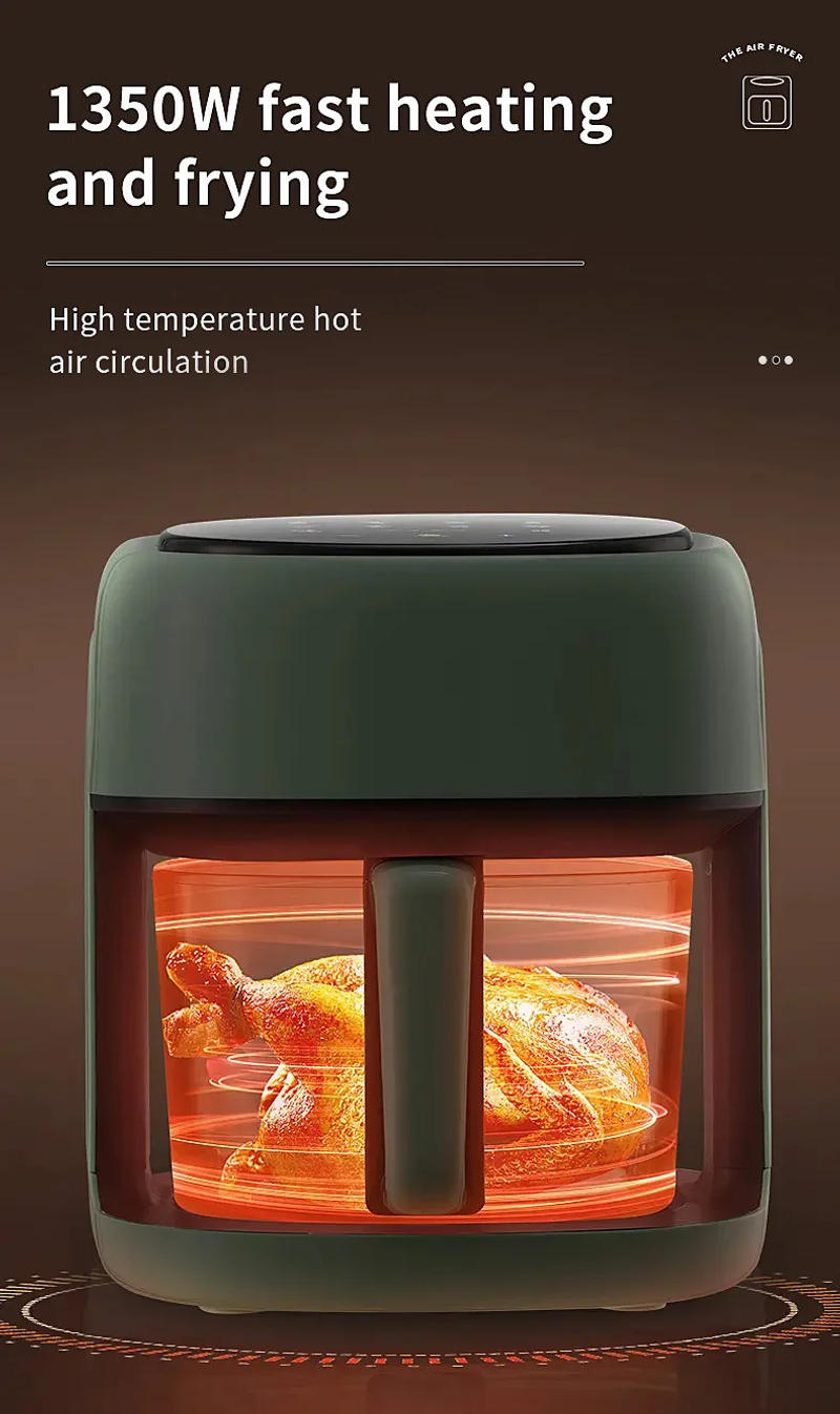 Description Picture 6 of itemSmart Air Fryer 1.19gal - 10 Functions, NTC Control, Low Fat Roasting - Enjoy Healthy Meals!