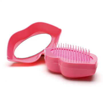 Massage Comb Practical Easy To Handle Portable Convenient With Mirror Hair Styling Tool Hair Comb Anti-static Hair Care