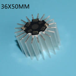 36mmX50mm LED Heatsink Radiator Aluminum 1W 3W 5W Heat Sink Radiator for Household Lamp Radiator Replaceable