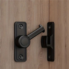 Zinc Alloy Sliding Window Door Lock Handle Metal Door Latch Guard Latch Bolt With Screw Home Safety Chain Door Home Hardware