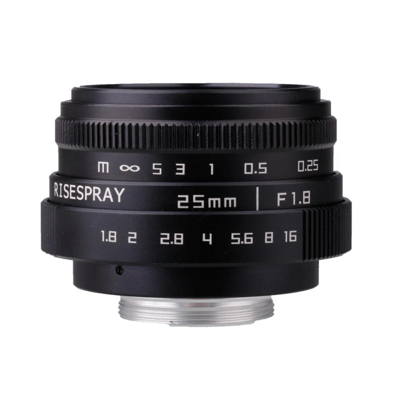 Description Picture 3 of itemMINI 25mm f/1.8 APS-C CCTV Lens+Adapter Ring for NIKON1 EOSM Sony E Fuji Fujifilm X Olympus Panasonic APS-C Mirrorless Camera