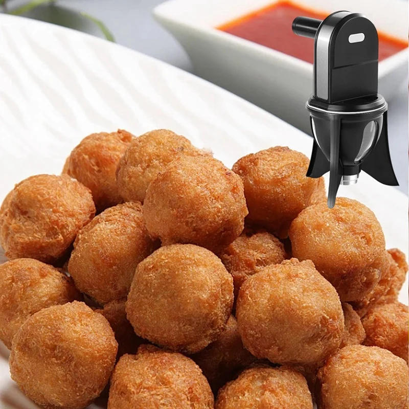 Description Picture 4 of itemHousehold Sweet Ball Maker Small Automatic Dumpling Machine Meatball Maker Making Fish Meat Ball Forming Machine Durable UK Plug
