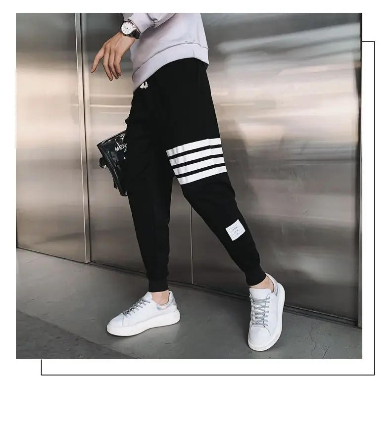 Description Picture 6 of itemSummer Harem Pants Children Men Brands Korean Style Trendy Casual Pu Shuai Slim Fit Exercise Ankle-Tied Cropped Sweatpants