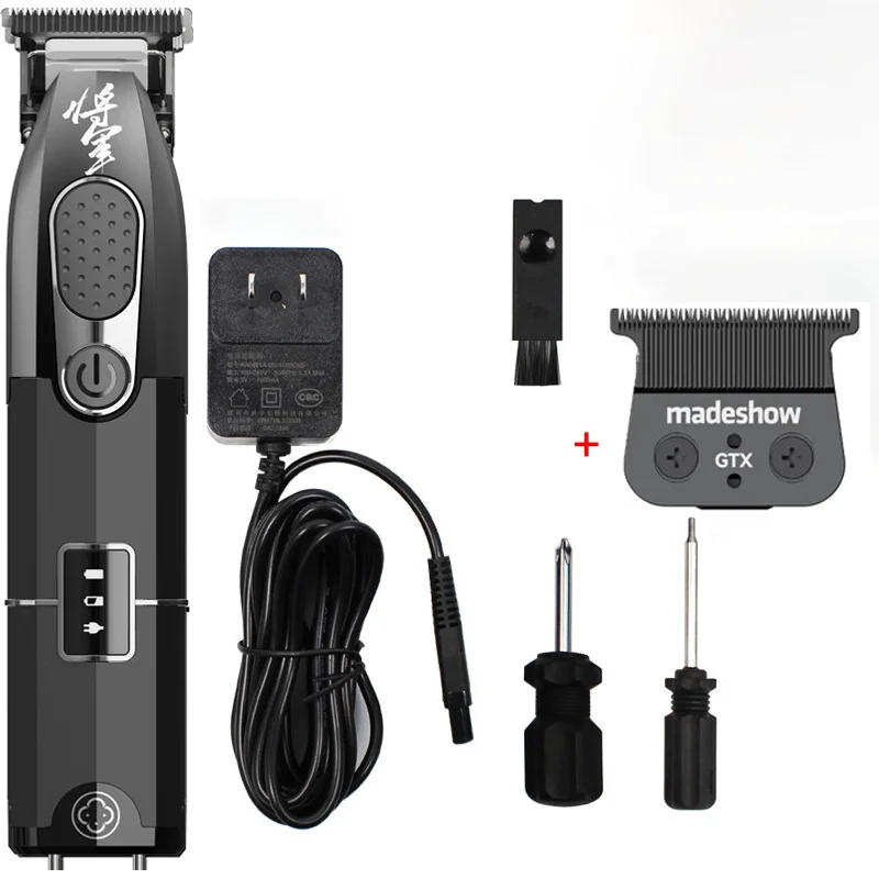 Description Picture 2 of itemNew G9C G9G Madeshow Men's Professional Hair Clipper Set LED Display Low Noise Cordless Ceramic Blade Trimmer Push Shear 3200mAh