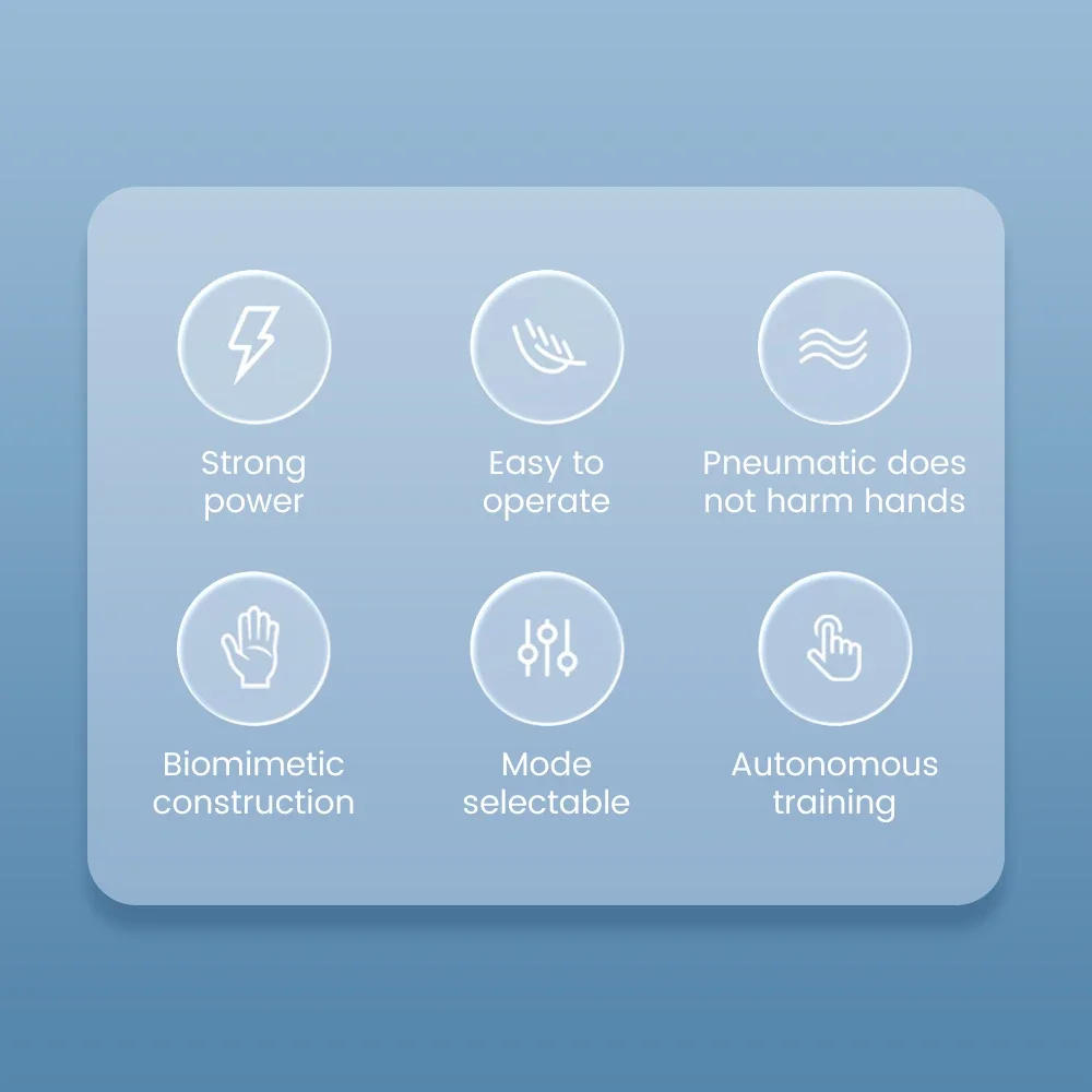 Description Picture 4 of itemRobot Gloves Hand Rehabilitation Automatic Finger Robot Stroke Hand Exerciser Hemiplegia Devices Physiotherapy Infarction Device