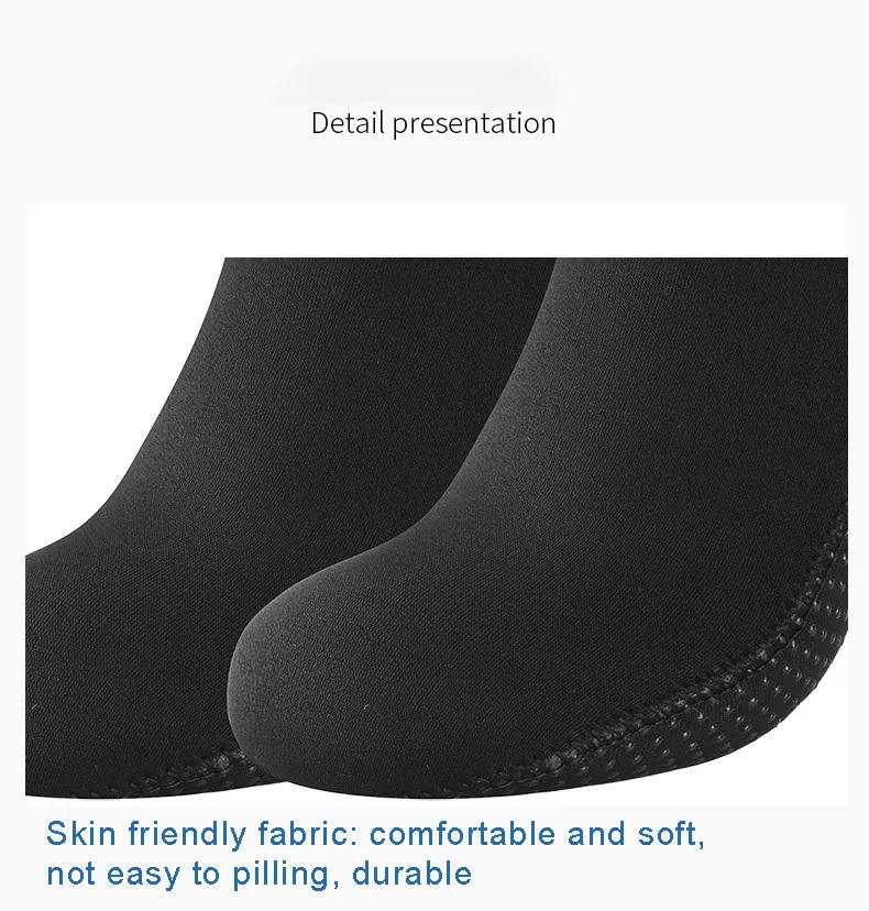 Description Picture 5 of itemNeoprene 3mm/5mm Diving Socks Non-slip Adult Warm Patchwork Wetsuit Shoes Free  Surfing Boots for Men Womens Swimming