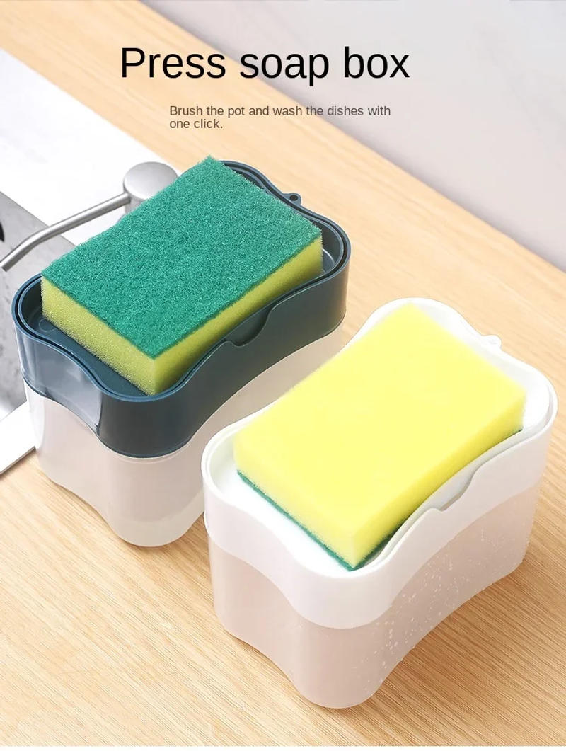 Description Picture 2 of itemManual Press Foam Soap and Cleaning Liquid Dispenser - Magic Cocina Kitchen Organizer Tools