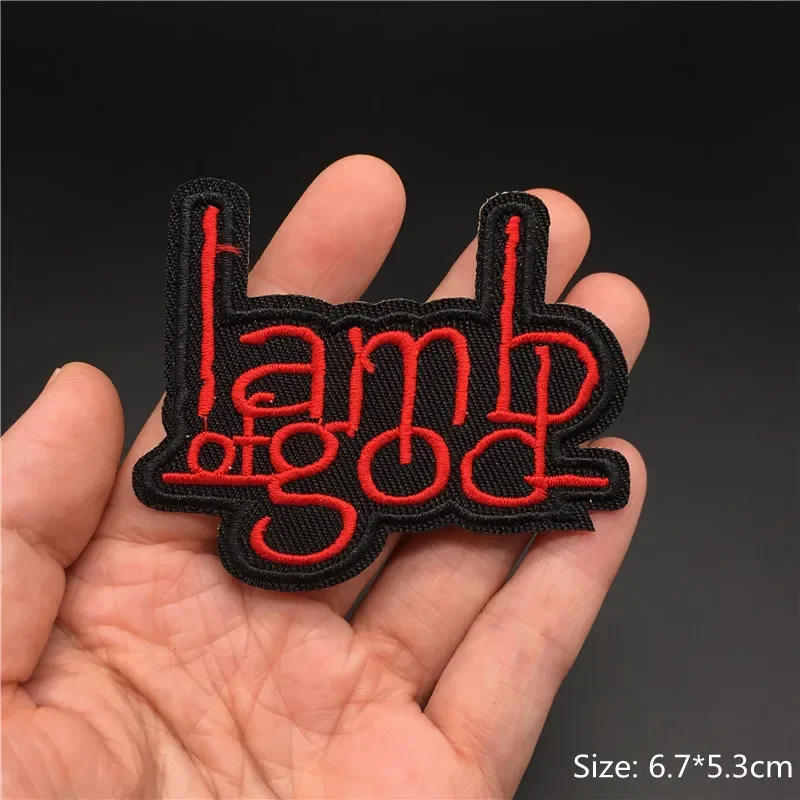 Description Picture 6 of itemBand Rock Clothes Badges Iron On Patches Appliques Embroidered Music Punk Stripes for Clothes Jacket Jeans Diy Decoration