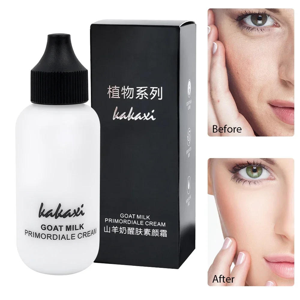 Description Picture 3 of item50ml Goat Milk Liquid Foundation Cream Moisturize Oil-control Matte Concealer Cosmetics Waterproof Cover Acne Base Cream Makeups