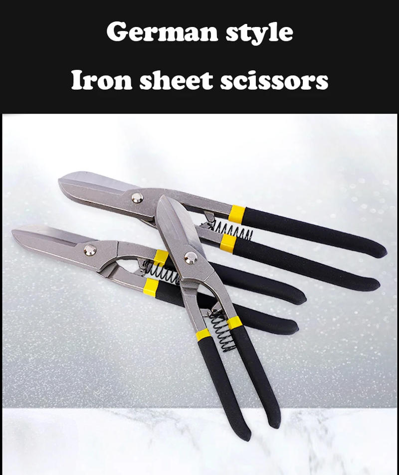 Description Picture 2 of itemIron sheet Scissors Heavy Duty Tin Scissors Cutting Sheet Metal Aviation Scissors Stainless Steel Plate Cutters Hand Tools shear