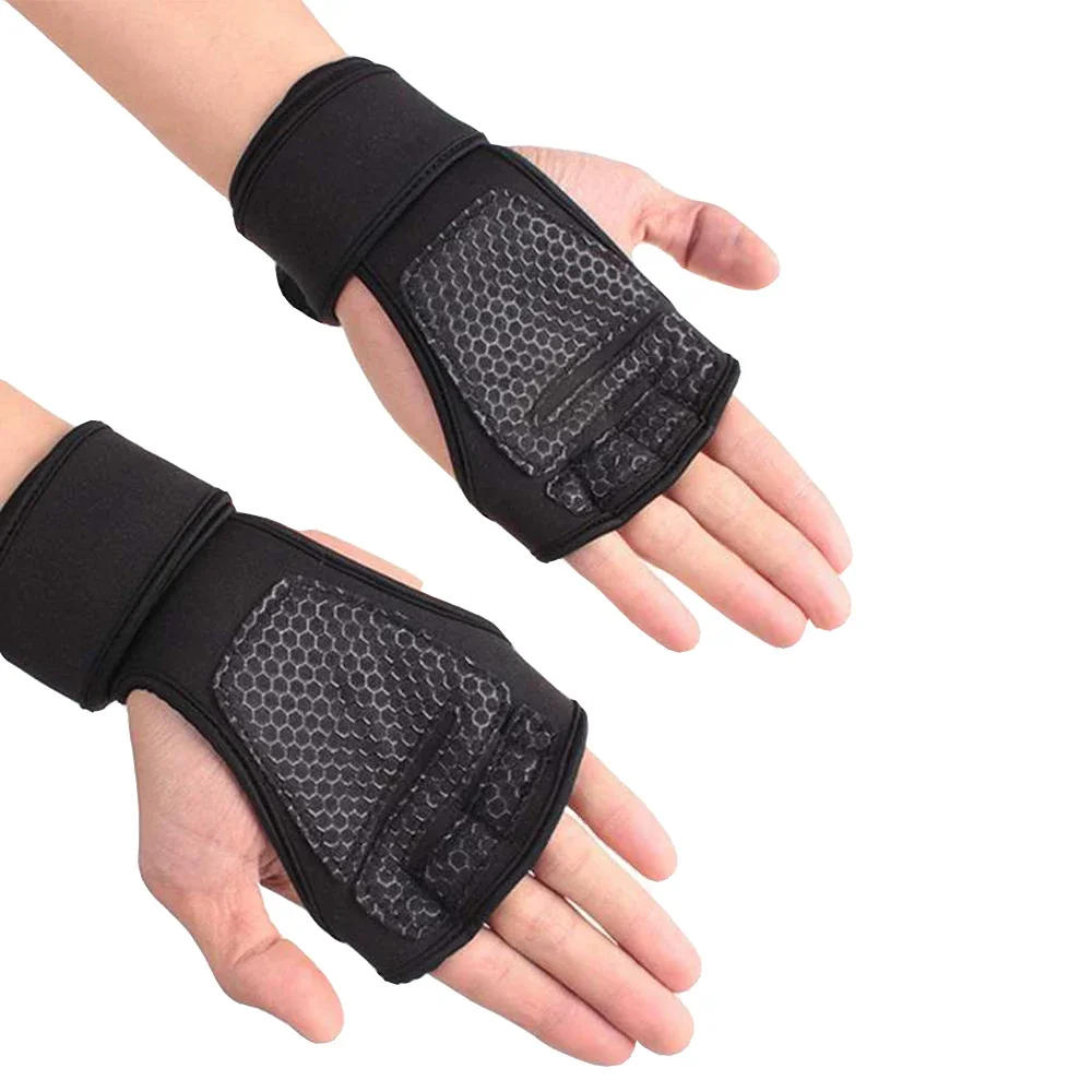 Description Picture 4 of itemHand Wrist Palm Protector Gloves Weightlifting Training Gloves for Men Women Fitness Sports  Cycling  Gymnastics Gym Gloves