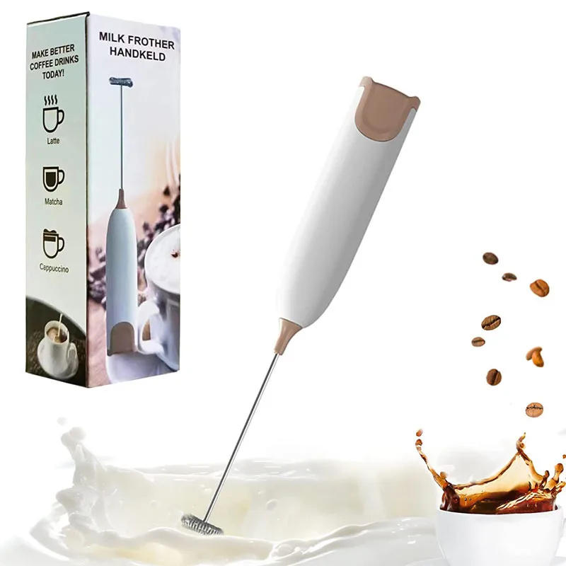 Description Picture 2 of itemHousehold Electric Milk Whipping Machine, Coffee Stirring Rod, Milk Cap Beater, Automatic Handheld Milk Whipping Machine