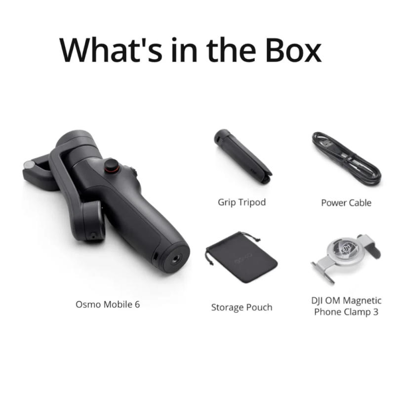 Description Picture 2 of itemDJI Osmo Mobile 6 Smartphone Gimbal Stabilizer, 3 Axis Mobile Phone Gimbal Original Brand New，In Stock