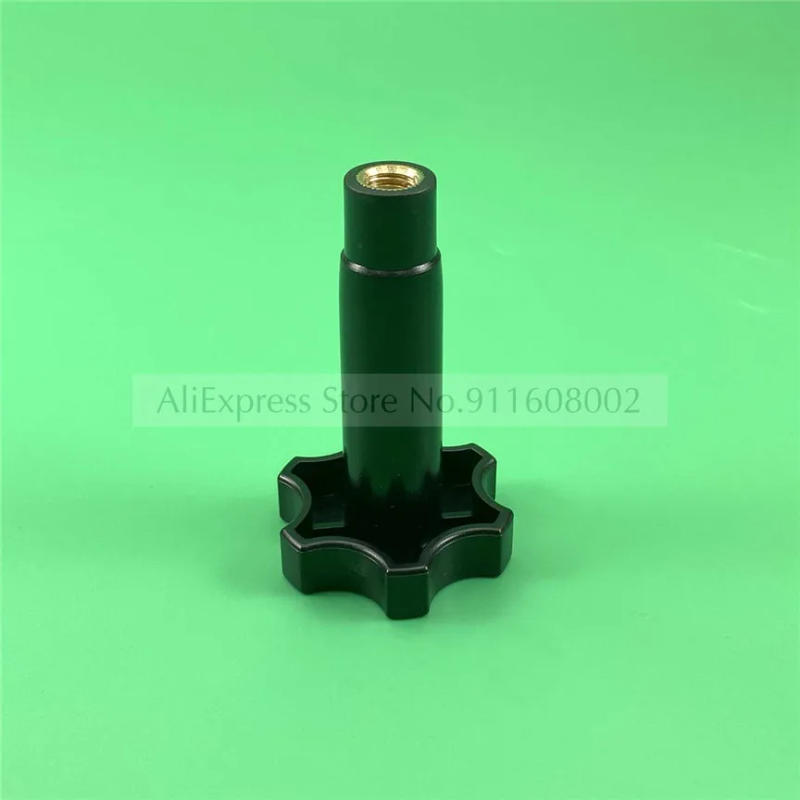 Description Picture 6 of item1 Piece Long Black Screw Nut Gear Shaped Knob Clamping Nut New Part Soft Serve Machines Ice-Cream Makers Replacement M8/M10