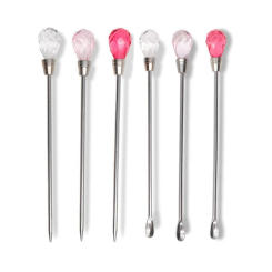 1pc Stirring Rod Stick Needle Mixing Nail Polish Spoon Tools Acrylic UV Gel Nail Glue Rhinestone Picker Nail Art Dotting Drill