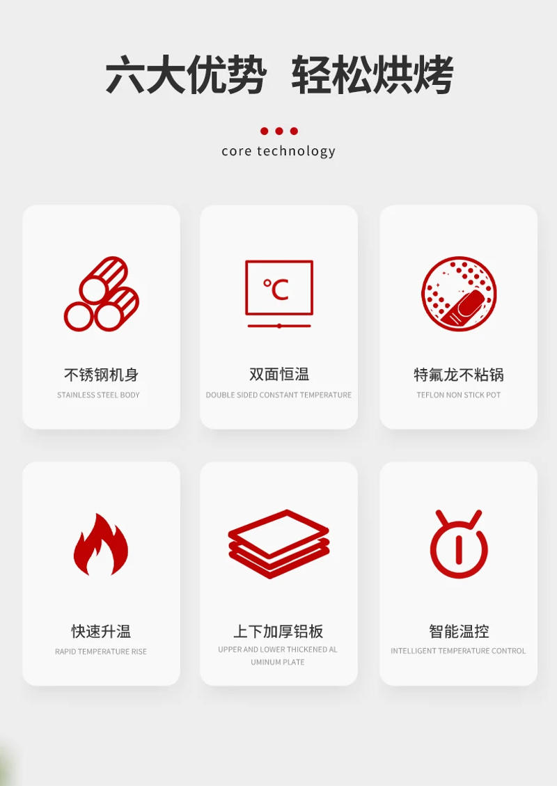 Description Picture 3 of itemComputer Smiley Egg Maker Machine 220V Commercial Cat Claw Waffle Maker Home Appliance صانعة الخبز العربي хлебопеч 토스터기