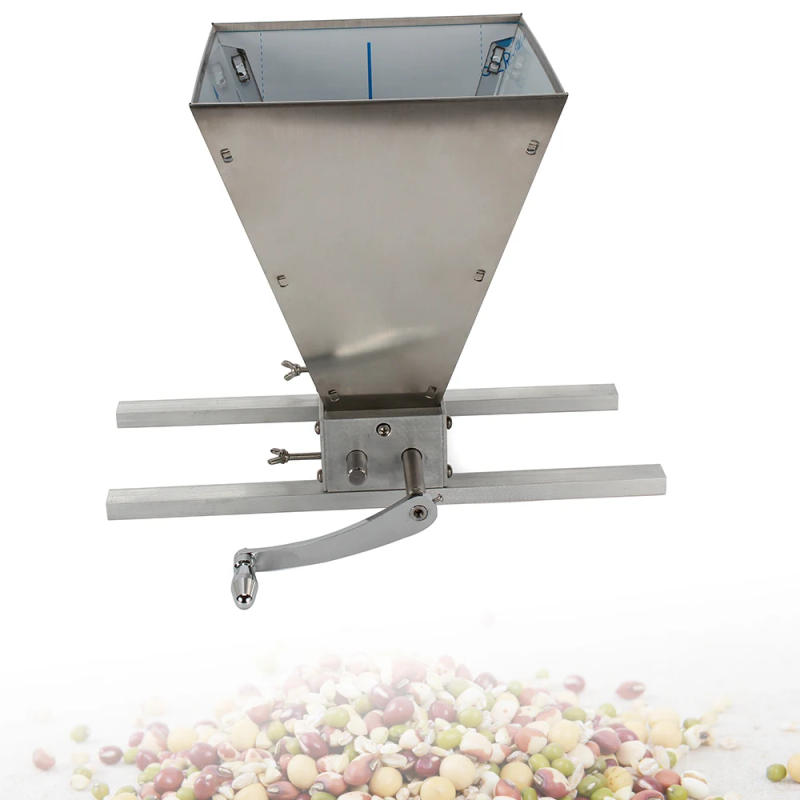 Description Picture 5 of itemManual Malt Mill Crusher Barley Grain Grinder with 2 stainless steel Roller for Home Brew Beer Mill