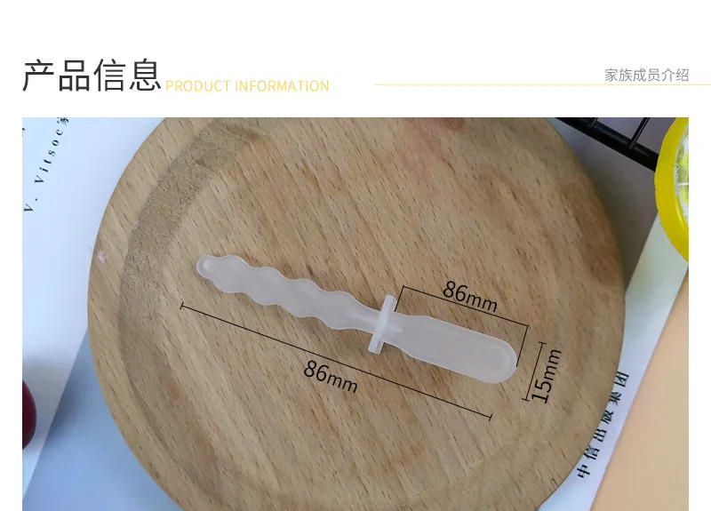 Description Picture 2 of item20/50pcs  Reusable Ice Cream Sticks Silicone Popsicle Sticks DIY Crafts Creamsicle Cakesicle Cake Candy Pop Sticks Ice Lollies