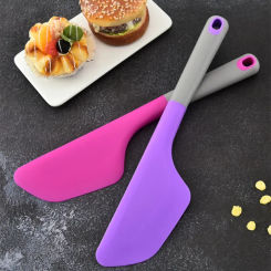 Extra Large Silicone Cream Baking Scraper 34Cm Non Stick Butter Spatula Smoother Spreader Heat Resistant Cookie Pastry Scraper